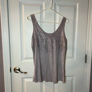NWT Maurice’s Women’s Large Light Purple Sequins Tank Top